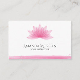 Tarjeta De Visita Flor de Lotus