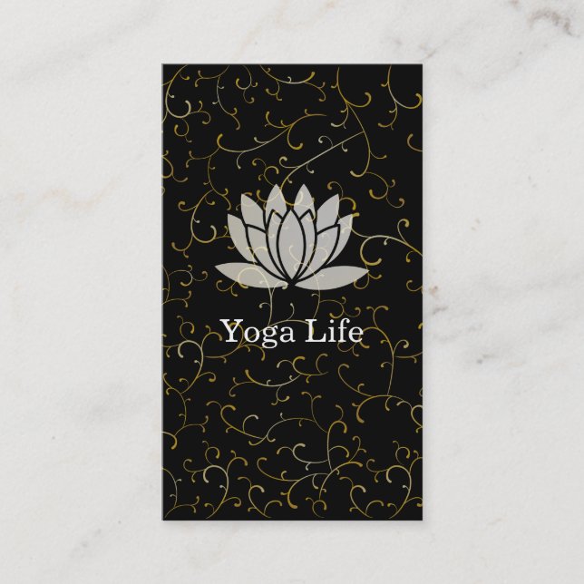 Tarjeta De Visita Flor de Lotus (Anverso)