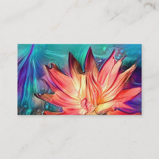 Tarjeta De Visita Flor de Lotus
