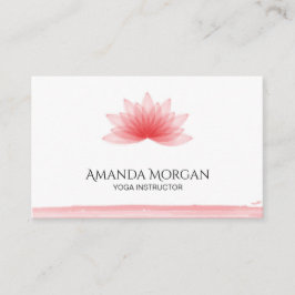 Tarjeta De Visita Flor de Lotus
