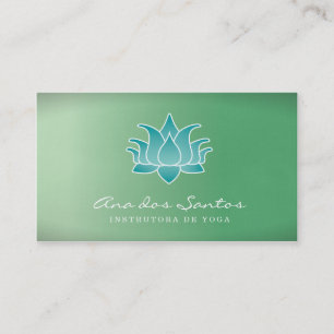 Tarjeta De Visita Flor de Lótus Cartão de Visita