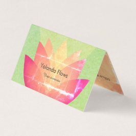 Tarjeta De Visita Flor de Lotus preciosa