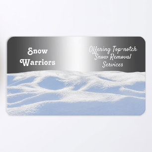 Tarjeta De Visita Flor de nieve