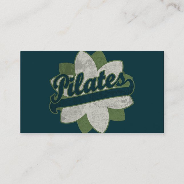 Tarjeta De Visita Flor de Pilates (Anverso)