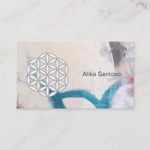 Tarjeta De Visita Flor de vida