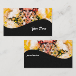 Tarjeta De Visita Flor De Vida - Formas Coloridas 4