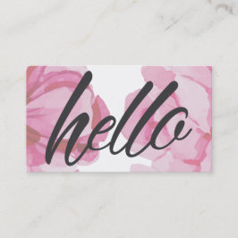 Tarjeta De Visita Flor floral