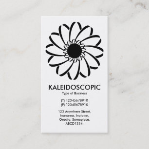 Tarjeta De Visita Flor geométrica 01