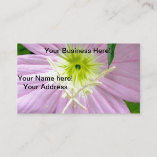 Tarjeta De Visita Flor salvaje rosada de la onagra