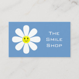 Tarjeta De Visita Flor sonriente suave