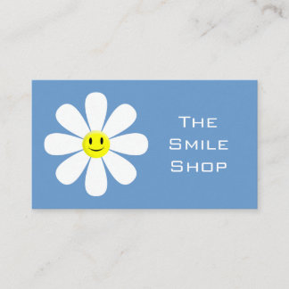 Tarjeta De Visita Flor sonriente suave