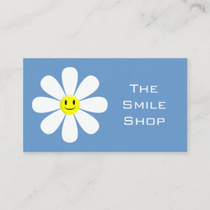 Tarjeta De Visita Flor sonriente y suave