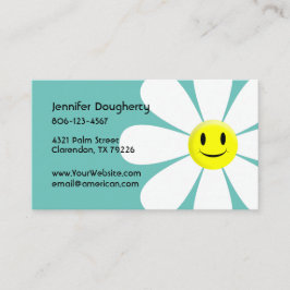 Tarjeta De Visita Flor suave