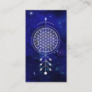 Tarjeta De Visita *~* Flor universal de la astrología del yoga de la