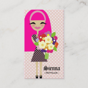 Tarjeta De Visita Flor y mariposa de 311 Kila