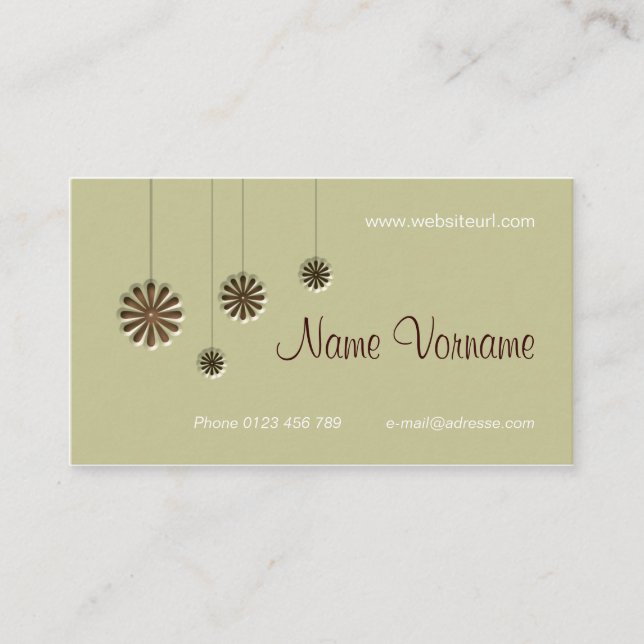 Tarjeta De Visita Flora (Anverso)