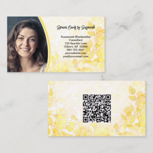 Tarjeta De Visita floral