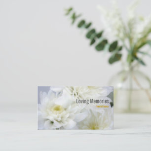 Tarjeta de visita floral