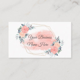 Tarjeta De Visita floral