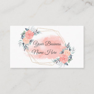 Tarjeta De Visita floral
