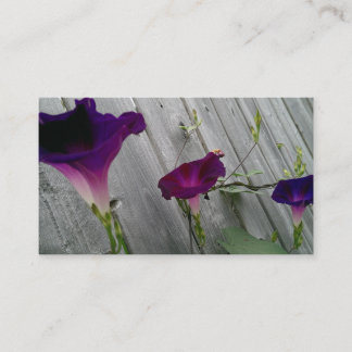 Tarjeta de visita floral