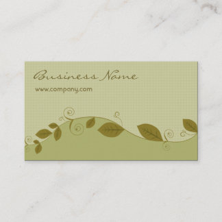 Tarjeta de visita floral