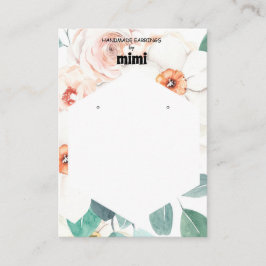 Tarjeta de visita Floral