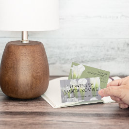 Tarjeta De Visita Floral