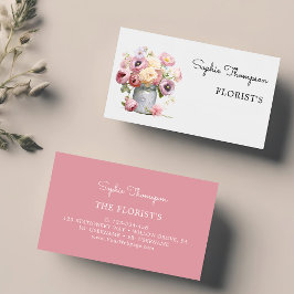 Tarjeta De Visita Floral