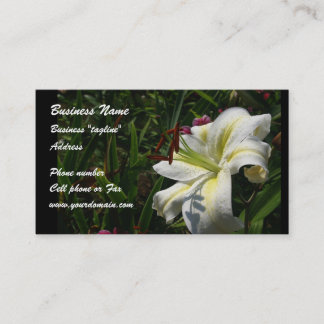 Tarjeta de visita floral