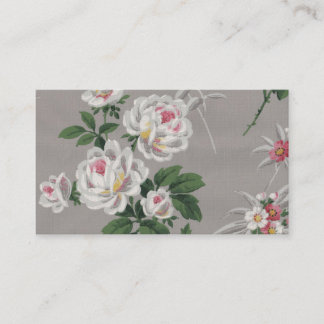 Tarjeta de visita floral