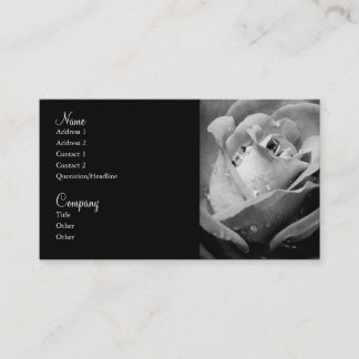 Tarjeta de visita floral 2