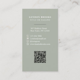 Tarjeta De Visita Floral de floración en flor | Medios sociales