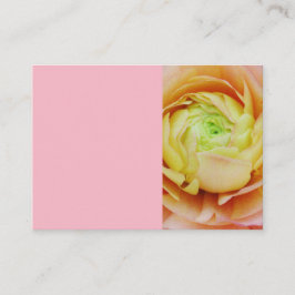 Tarjeta de visita floral de personalizable