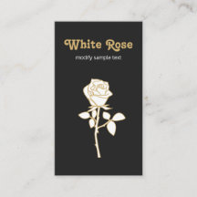 Floral de Rosa blanco negro