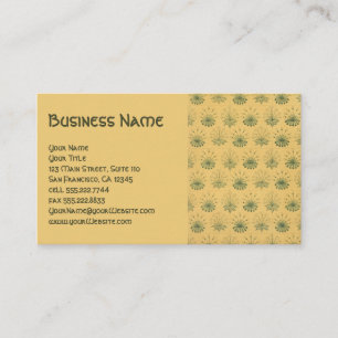 Tarjeta De Visita Floral de William Morris, antiguo victoriano