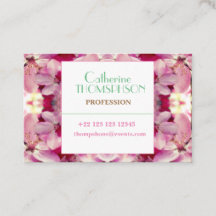 Tarjeta de visita Floral dream