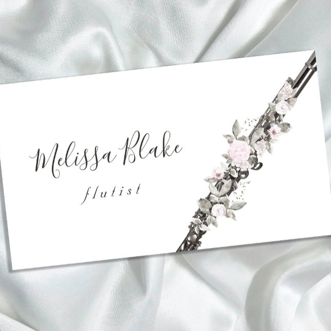 Tarjeta De Visita floral florista (Subido por el creador)