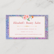 Floral Iridescen Purpurina maquillaje artista bell