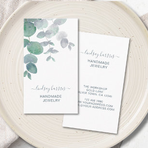 Tarjeta De Visita Floral Jeweler