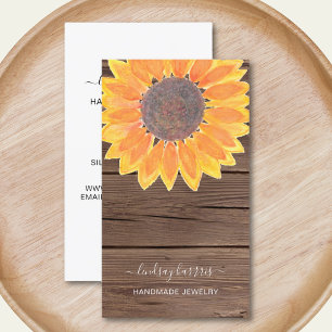 Tarjeta De Visita Floral Jeweler