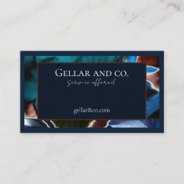 Tarjeta de visita floral moderna