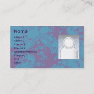 Tarjeta De Visita Floral - Negocios