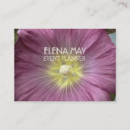 Tarjeta de visita Floral Photo