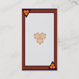 Tarjeta De Visita Floral tropical