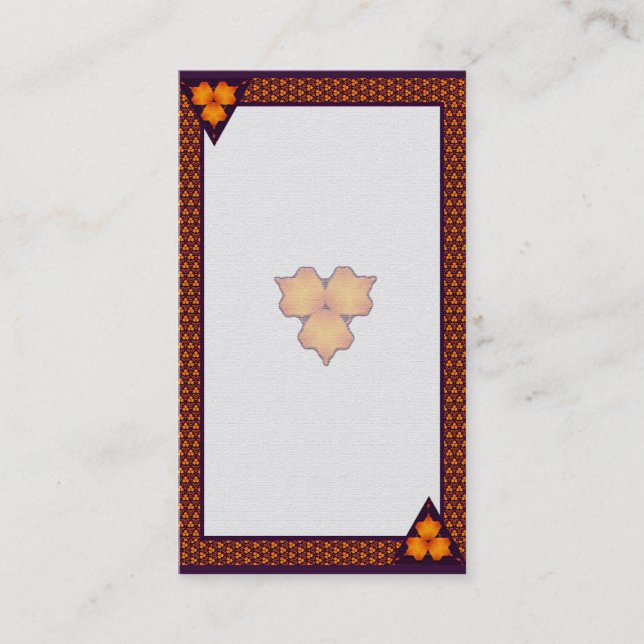 Tarjeta De Visita Floral tropical (Anverso)