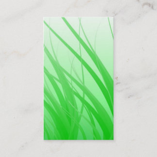 Tarjeta De Visita Floral - verde