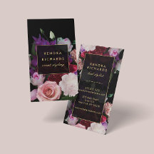 Florales oscuros románticos