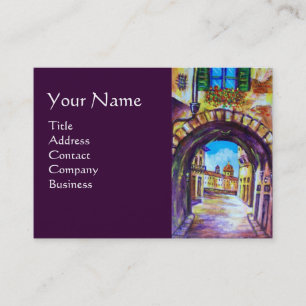 TARJETA DE VISITA FLORENCIA ANTIQUE ALLEY VISTA IGLESIA CESTELLO