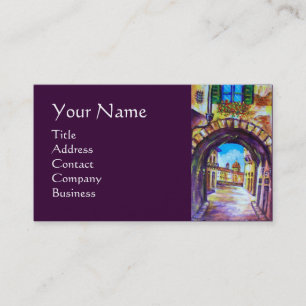 TARJETA DE VISITA FLORENCIA ANTIQUE ALLEY VISTA IGLESIA CESTELLO